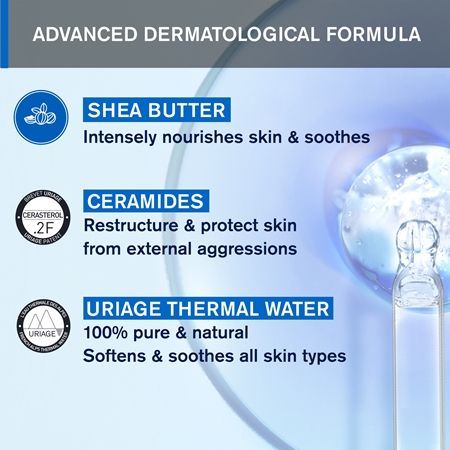 Uriage Xémose Gentle Cleansing Syndet jemný čisticí gelový krém pro suchou až atopickou pokožku
