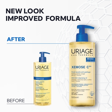 Uriage Xemose C8+ Anti-Itch Cleansing Oil Soothing Cleansing Oil for dry skin and eczema