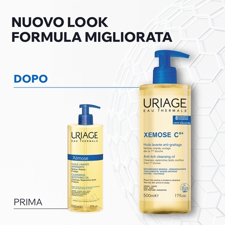 Uriage Xemose C8+ Anti-Itch Cleansing Oil olio detergente lenitivo per pelli secche ed eczematose