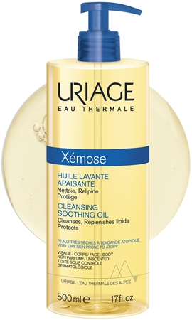 Uriage Xémose Cleansing Soothing Oil καταπραϋντικό καθαριστικό λάδι για ευαίσθητη και ξηρή επιδερμίδα
