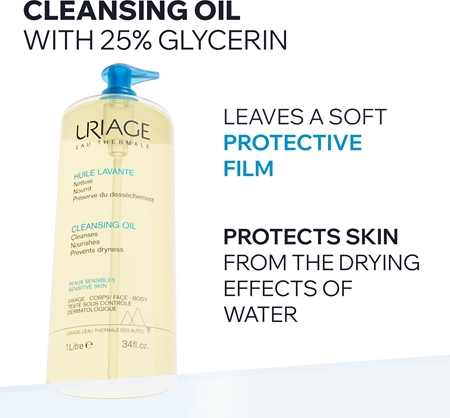 Uriage Hygiène Cleansing Oil Cleansing Oil for face and body