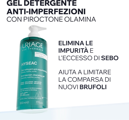 Uriage Hyseac Cleansing Gel gel detergente delicato per viso e corpo