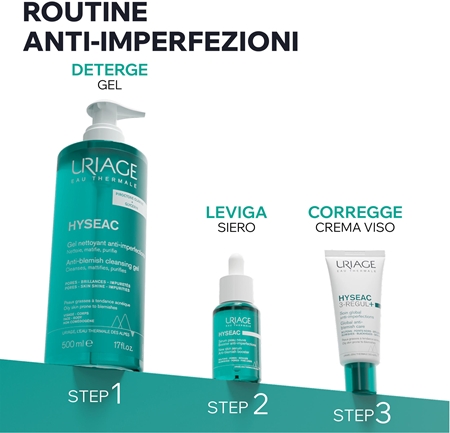 Uriage Hyseac Cleansing Gel gel detergente delicato per viso e corpo