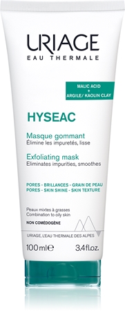 Uriage Hyseac Masque Gommant masque exfoliant pour peaux grasses et mixtes