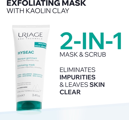 Uriage Hyseac Exfoliating Mask Peeling Mask for oily and combination skin