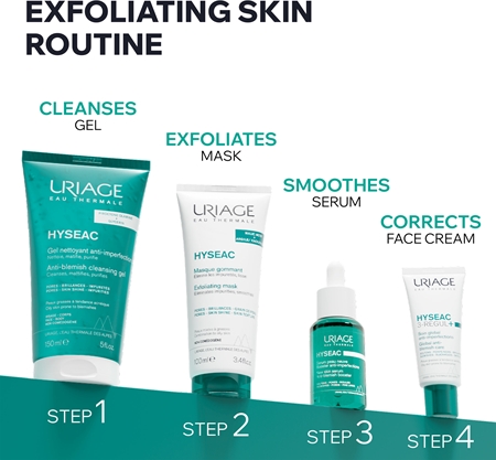 Uriage Hyseac Exfoliating Mask Peeling Mask for oily and combination skin
