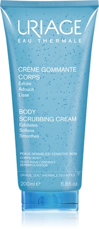 Uriage Hygiène Body Scrubbing Cream крем-пілінг для тіла для чутливої шкіри