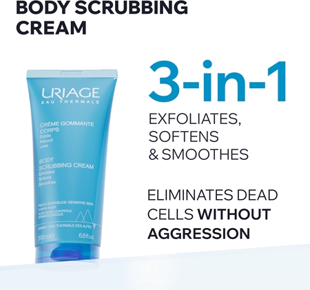 Uriage Hygiène Créme Gommante Corps crème exfoliante corps pour peaux sensibles