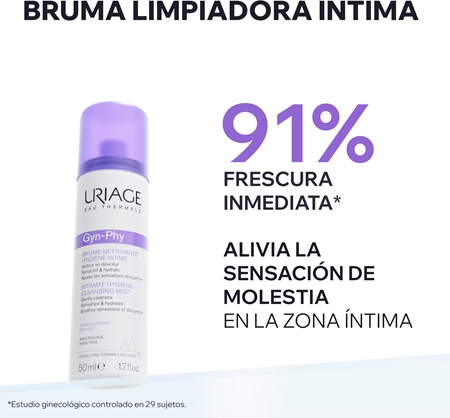 Uriage Gyn-Phy Intimate Hygiene Cleansing Mist bruma para zonas íntimas