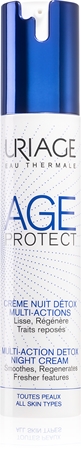 Uriage Age Protect Multi-Action Detox Night Cream multiaktive Entgiftungscreme für die Nacht