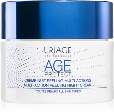 Uriage Age Protect Multi-Action Peeling Night Cream creme esfoliante multi-ativo para a noite