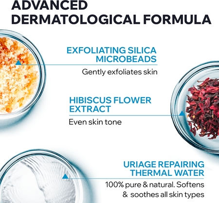 Uriage Gentle Jelly Face Scrub peeling delicat