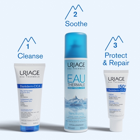 Uriage Bariéderm Cica-Créme au Cuivre-Zinc SPF 50+ crème réparatrice au cuivre et zinc SPF 50+