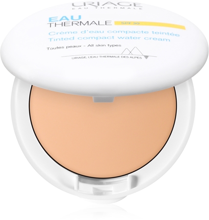Uriage Eau Thermale Water Cream Tinted Compact SPF 30 pulbere catifelata pentru uniformizarea nuantei tenului