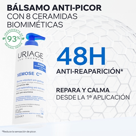 Uriage Xemose C8+ Lipid-Replenishing Anti-Itch Balm bálsamo calmante para pieles secas y con eczema