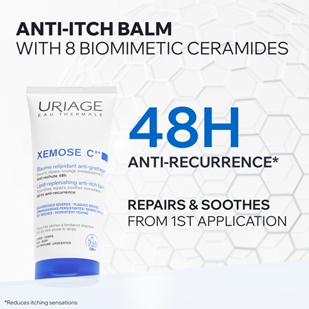 Uriage Xemose C8+ Lipid-Replenishing Anti-Itch Balm Calming Balm for dry skin and eczema
