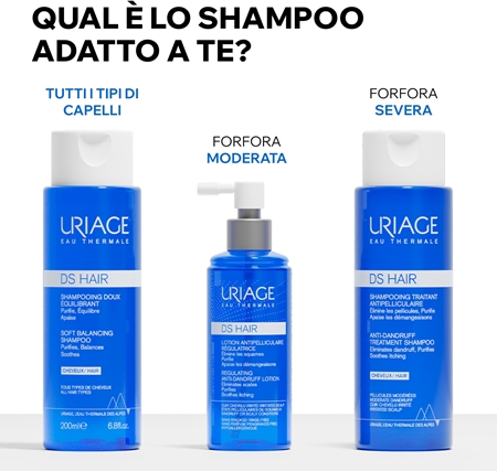 Uriage DS HAIR Soft Balancing Shampoo shampoo detergente per cuoi capelluti sensibili