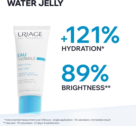 Uriage Eau Thermale Water Jelly Hydrating Face Gel for normal and combination skin