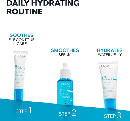 Uriage Eau Thermale Water Jelly Hydrating Face Gel for normal and combination skin