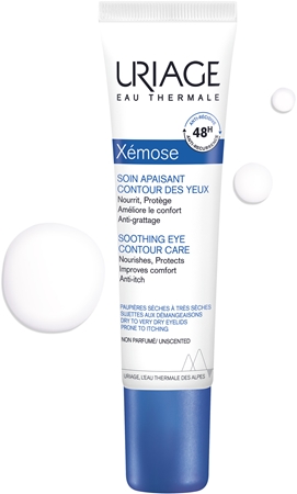 Uriage Xémose Soin Apaisant Contour Des Yeux crème apaisante yeux pour peaux sèches à atopiques