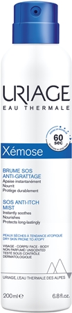 Uriage Xémose SOS Anti-Itch Mist SOS sprej pro okamžité zklidnění pocitu svědění