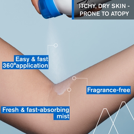 Uriage Xémose SOS Anti-Itch Mist SOS sprej pro okamžité zklidnění pocitu svědění