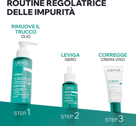 Uriage Hyseac Purifying Make-up Removing Oil olio detergente per pelli grasse con tendenza all'acne