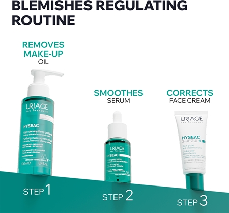 Uriage Hyseac Purifying Make-up Removing Oil huile nettoyante pour peaux grasses sujettes à l'acné