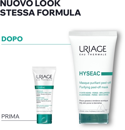 Uriage Hyseac Purifying Peel-Off Mask maschera detergente strip per pelli problematiche