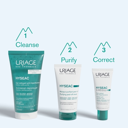 Uriage Hyséac Masque Purifiant Peel-off masque peel-off nettoyant pour peaux à problèmes