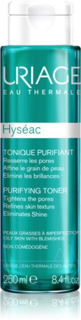 Uriage Hyséac Purifying Toner lozione tonica detergente per la riduzione del sebo in eccesso e dei pori dilatati con AHA Acids