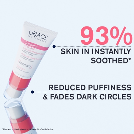 Uriage Toléderm Control Fresh Soothing Eyecare hydratační a zklidňující krém na oční okolí