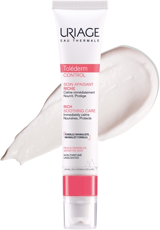 Uriage Toléderm Control Rich Soothing Care crema nutritiva calmante para pieles sensibles e intolerantes