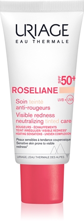 Uriage Roseliane CC Cream SPF 50+ CC krém proti začervenání pleti SPF 50+