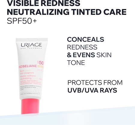 Uriage Roseliane CC Cream SPF 50+ Redness Correction CC Cream SPF 50+