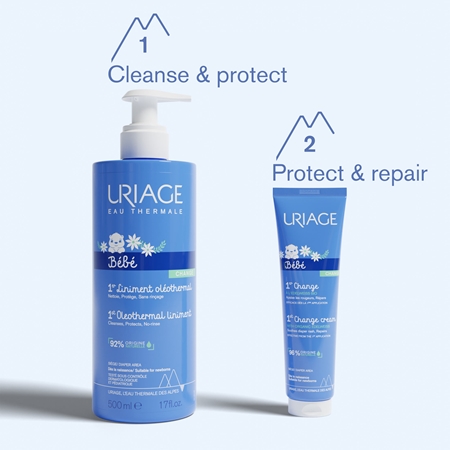 Uriage Bébé 1st Change Cream kosteuttava ja suojaava voide vaippaihottumaan