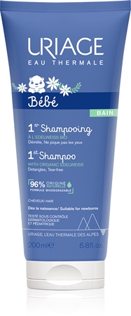 Uriage Bébé 1st Shampoo делікатний дитячий шампунь для легкого розчісування волосся