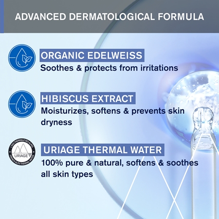 Uriage Bébé 1st Shampoo делікатний дитячий шампунь для легкого розчісування волосся