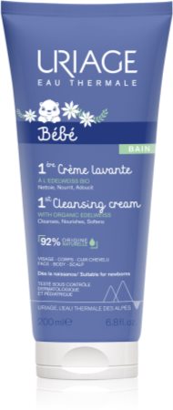 Uriage Bébé 1st Cleansing Cream finom állagú tisztító krém gyermekeknek