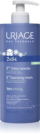 Uriage Bébé 1ere Créme Lavante crème nettoyante douce pour bébé