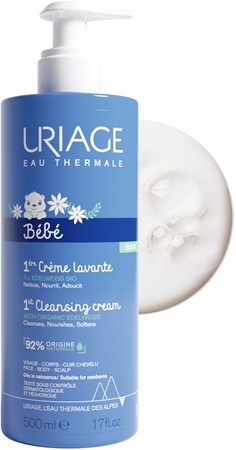 Uriage Bébé 1ere Créme Lavante crème nettoyante douce pour bébé