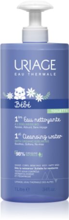 URIAGE BABY 1st No-Rinse Cleansing Water 1L + 1st Cleansing Cream 200ml