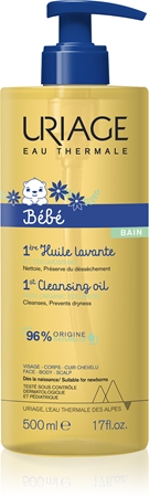 Uriage Bébé 1st Cleansing Oil tápláló tisztító olaj gyermekeknek