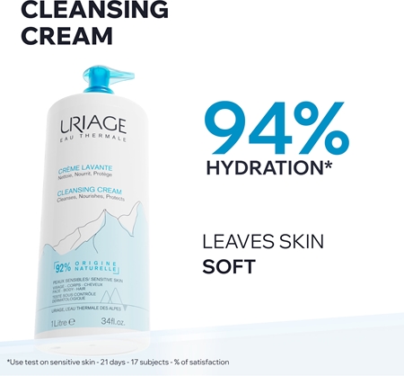 Uriage Hygiène Crème Lavante crème nettoyante nourrissante corps et visage