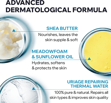 Uriage Hygiène Cleansing Cream Nourishing Cleansing Cream for body and face