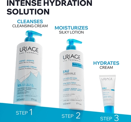 Uriage Hygiène Crème Lavante crème nettoyante nourrissante corps et visage