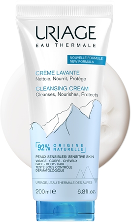 Uriage Hygiène Crème Lavante crème nettoyante nourrissante corps et visage