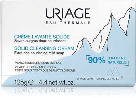 Uriage Hygiène Solid Cleansing Cream Mild krämrengörare med termiskt vatten