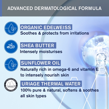 Uriage Bébé 1st Solid Cleansing Cream krémové mýdlo pro jemnou a hladkou pokožku