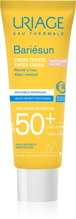 Uriage Bariésun Tinted Cream SPF 50+ crema protettiva colorata viso SPF 50+